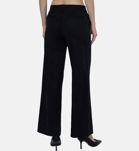 Casual High-waist Wide-leg Pants