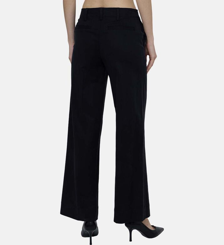 Casual High-waist Wide-leg Pants
