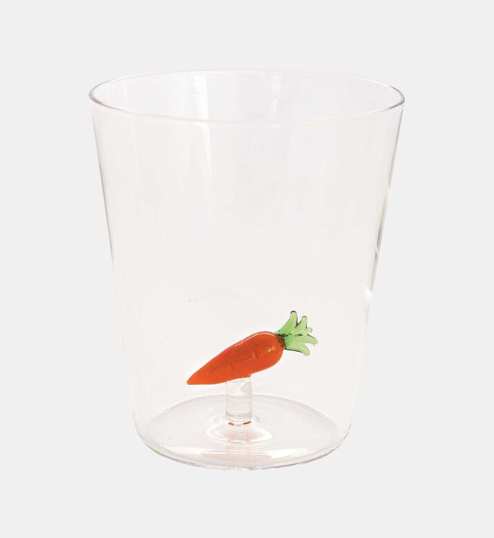 Borosilicate Carrot-print Glass