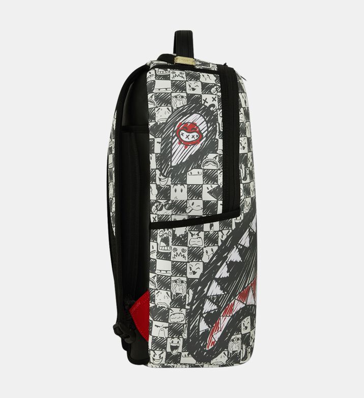 Sprayground Backpack Dlxsv Cream Check, Packshot View