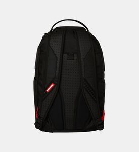 حقيبة ظهر مزخرفة بفم سمكة قرش