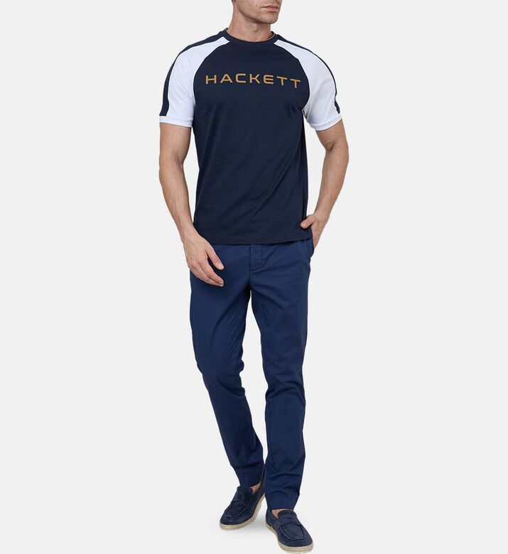 تيشيرت قطن بطبعة شعار