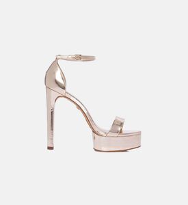 Metallic Platform Sandals