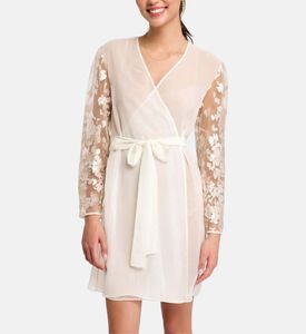 Long-sleeve Floral Detail Cover-up