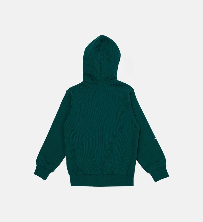 Champion Vertical Logo-print Full Zip-up Hoodie, Green, Xs, Packshot View