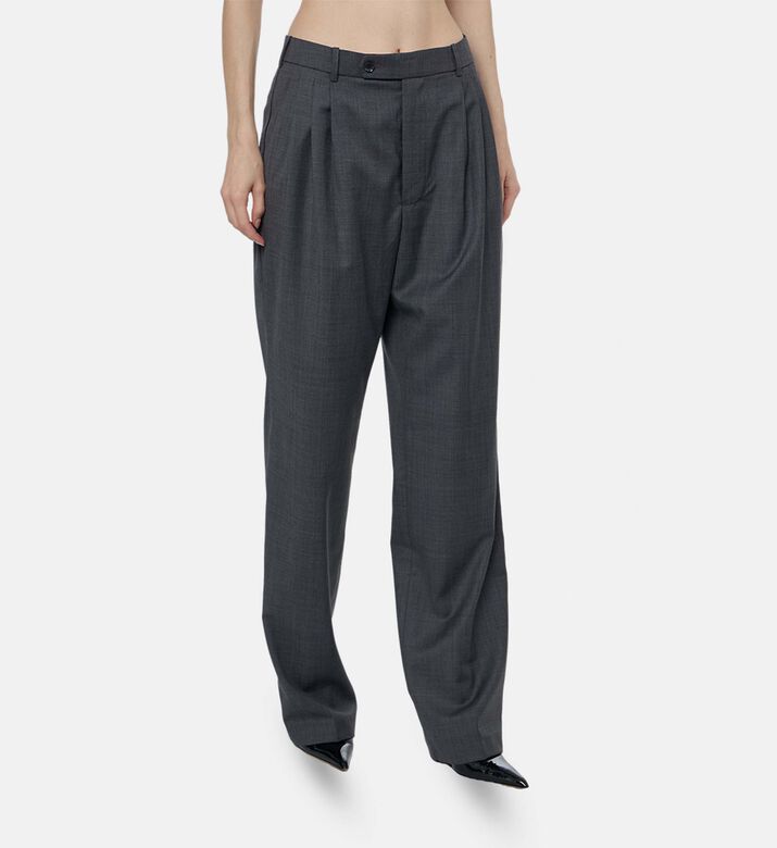 Ronny Kobo Button Closure Regular-fit Pants, Model View