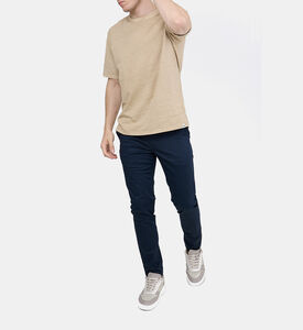 Cotton Plain Crewneck T-shirt