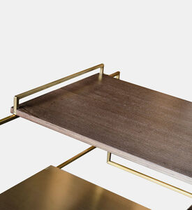 Versmissen Architect Marble Wood Coffee Table, Packshot View
