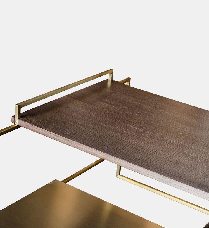 Versmissen Architect Marble Wood Coffee Table, Packshot View