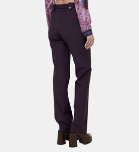 بنطال بإبزيم بساق مستقيمة