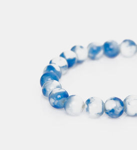 Agate Beaded Chain Bracelet