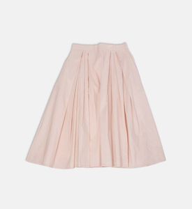 Pleated Flared Skirt
