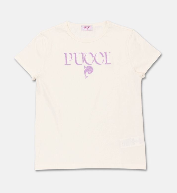 Emilio Pucci Contrast Logo Emblem T-shirt, Packshot View