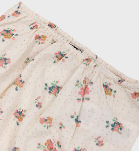 بنطال زهرة الشاش المزدوج من إيدول