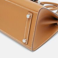 Leather Two Rolled Handles Bag