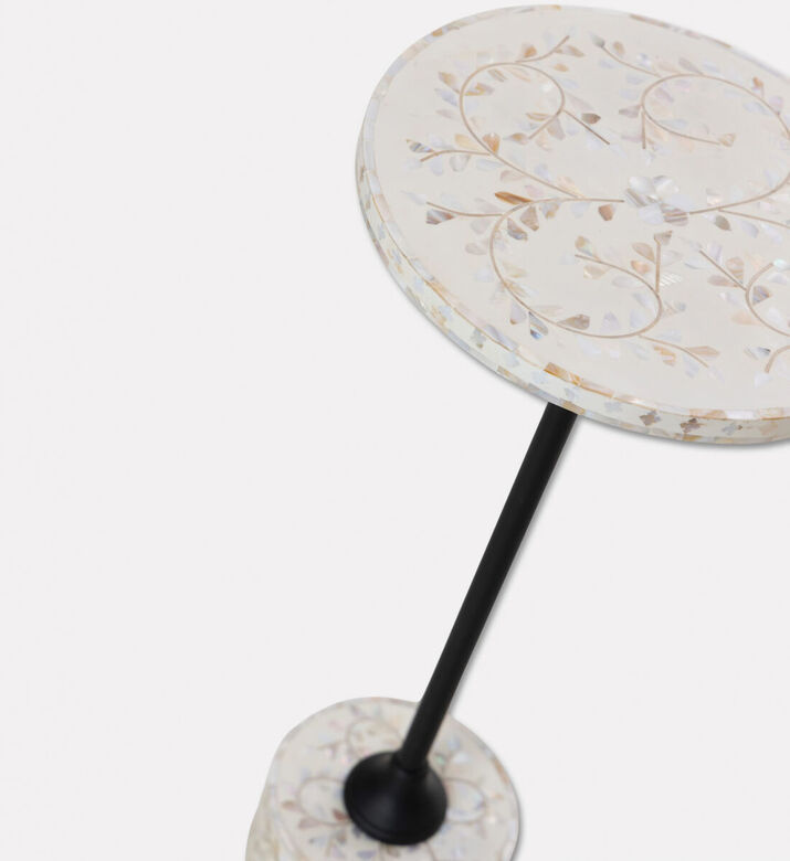 Home Deco and More Round Pedestal Side Table, Packshot View
