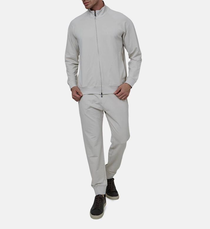 بنطال رياضي قطني بساق مستقيمة