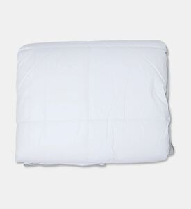 Home Deco and More Lotus Cotton Comforter Duvet, White, 140x200-cm, Packshot View