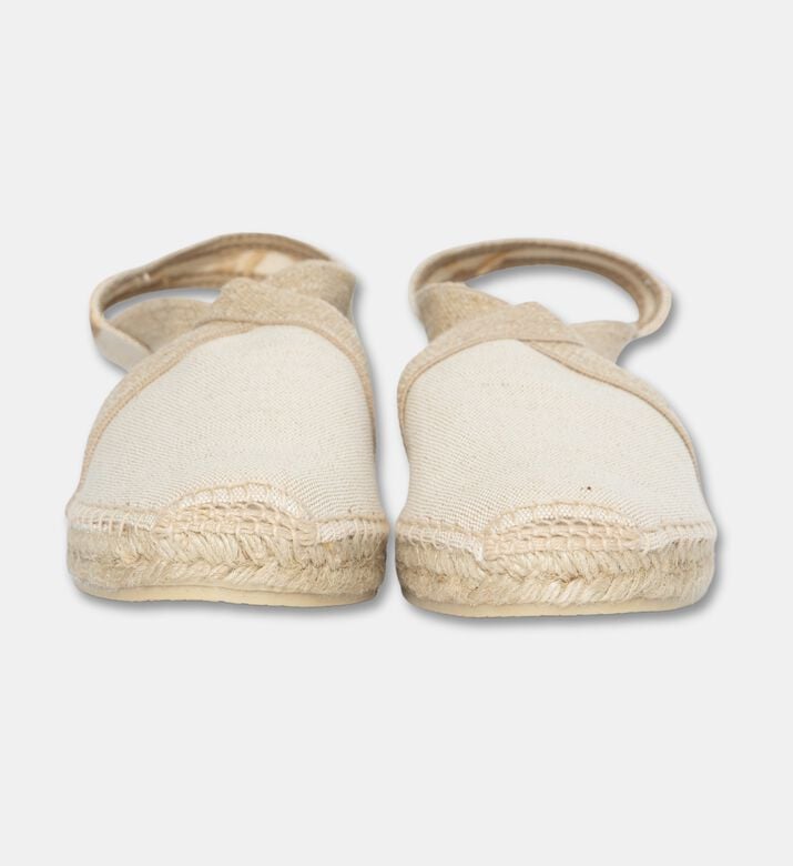 Toni Pons Verdi Vegan Canvas Wedge Espadrille, Off-white, Eu-42, Packshot View
