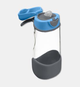 B.Box Flip-top Sports Bottle, Blue, Packshot View