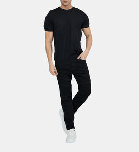 Moto-inspired Denim Pants