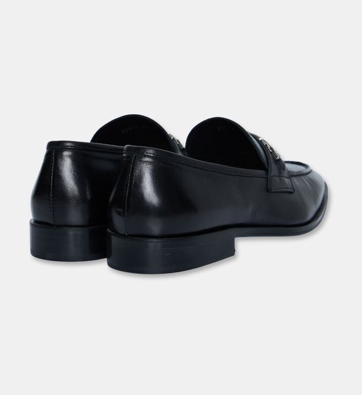 Roberto Cavalli Penny Slip-on Leather Loafers, Black, Eu-42, Packshot View