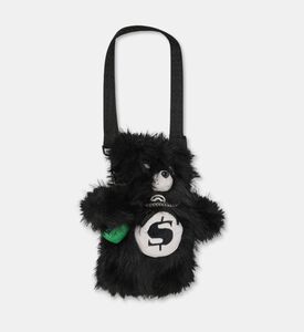 Sprayground Faux-fur Check-print Bear Backpack, Packshot View