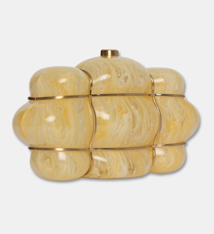 Cult Gaia Bolla Acrylic Minaudi&egrave;re, Yellow, Packshot View