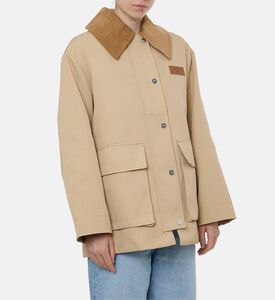 Ganni Button Closure Long-sleeve Jacket, Model View