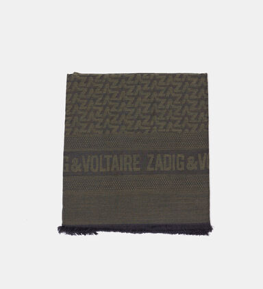 وشاح غلين بأحرف ZV الأساسية للماركة 135 × 135 سم
