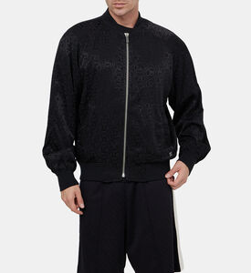 Logo-jacquard Bomber Jacket