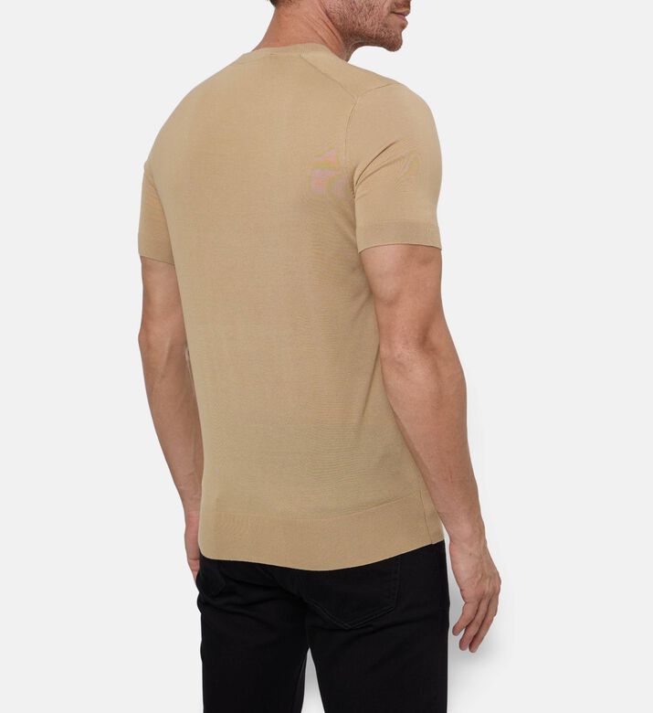 Karl Lagerfeld Buttoned Logo-detail Shirt, Model View