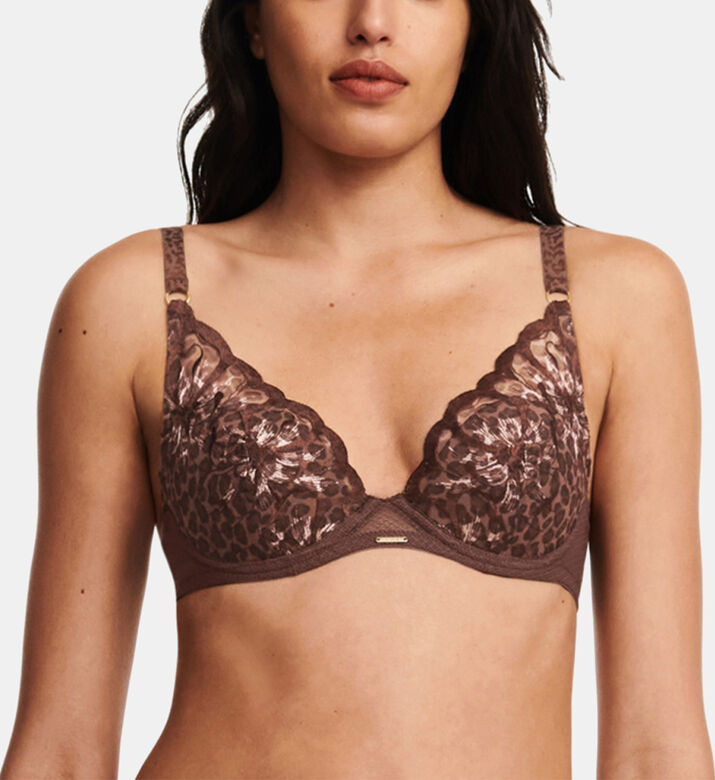 Fleurs Embroidered T-shirt Bra