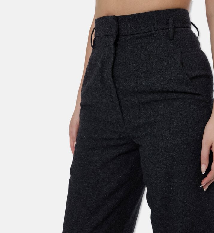 Christopher Esber Wide-leg Button Closure Pants, Model View