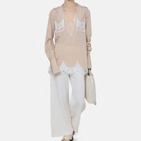 Cotton Wide-leg Pants