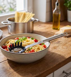 Rosle Round Handle Spaghetti Spoon, Model View