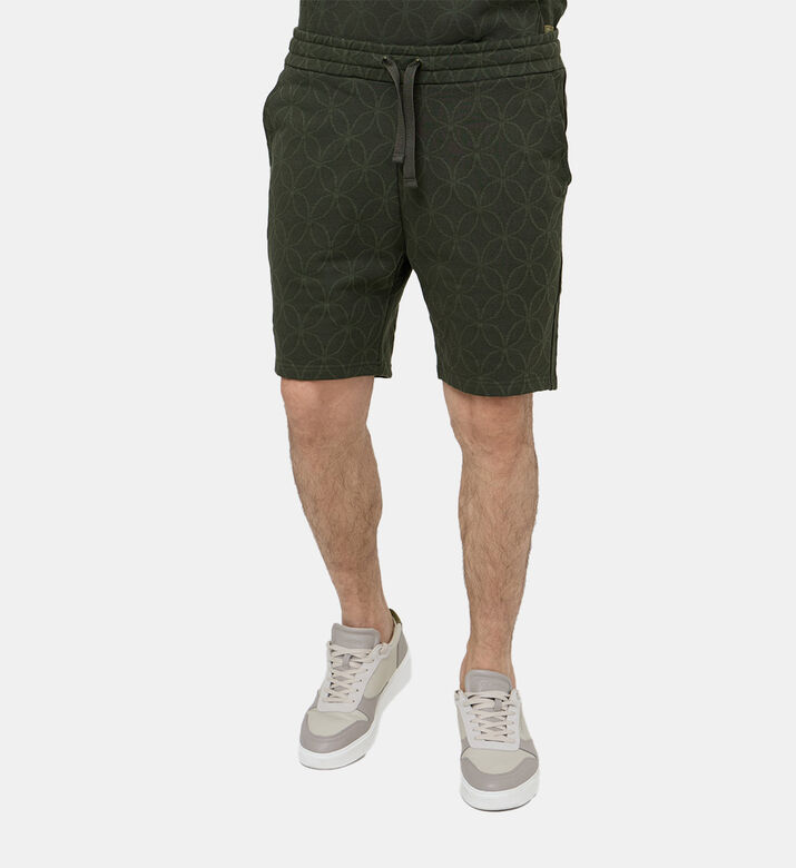 Drawstring Jacquard Terry Sweat Shorts Drawstring Jacquard Terry Sweat Shorts