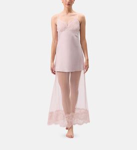 Rya Serenade Floral-embroidery Night Dress, Model View