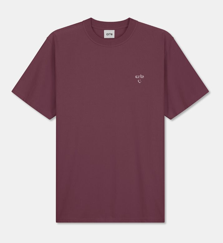 Arte Ts Arte Heart, Burgundy, Xl, Packshot View