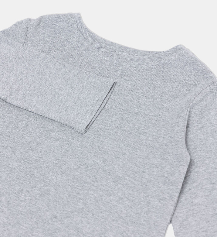 قميص كلوي بأكمام طويلة قطن