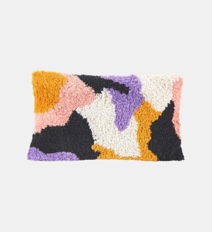 Cozy Multicolored Decorative Cushion, Packshot View