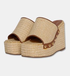 Schutz Woven Platform Wedge Mule, Packshot View