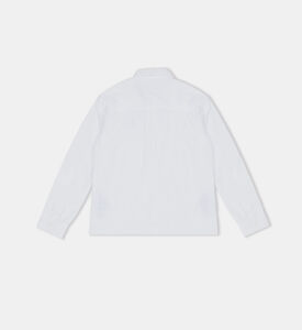 Cotton Logo-patch Poplin Shirt