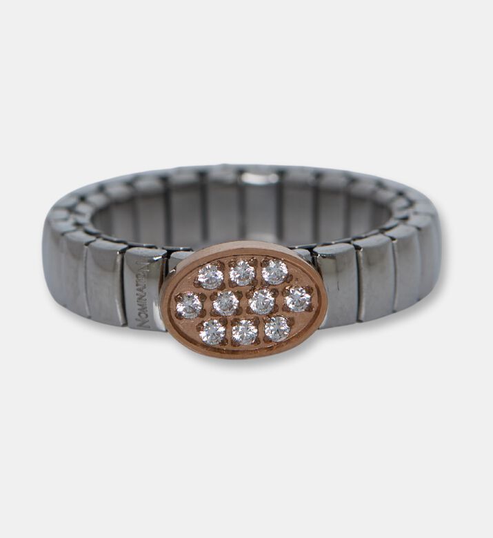 Nomination Ring Ed. Rose Gold Oval, Packshot View