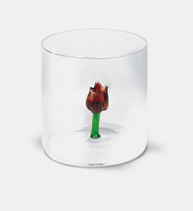 كوب زجاج بورسليكات بتوليب