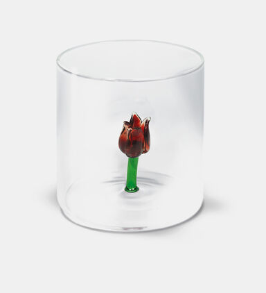 Tulip Borosilicate Glass Tumbler