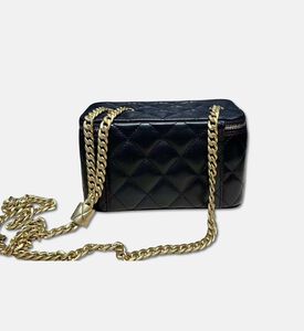 Chanel Chanel Black Lambskin Matelasse Chain Vanity Bag Preowned, Packshot View