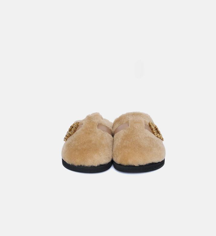 Shearling Plush Slippers