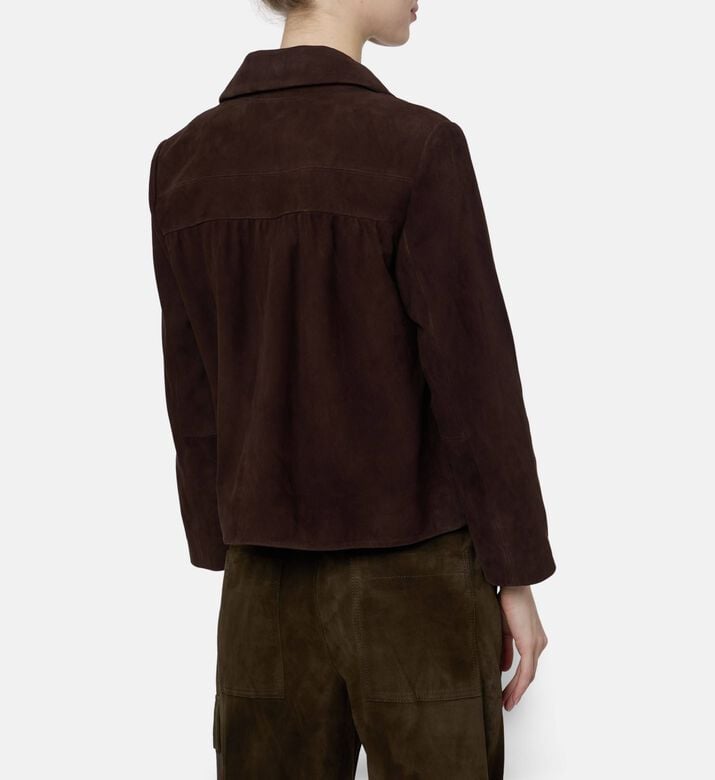 Ba and Sh Milas Suede Jacket, Model View