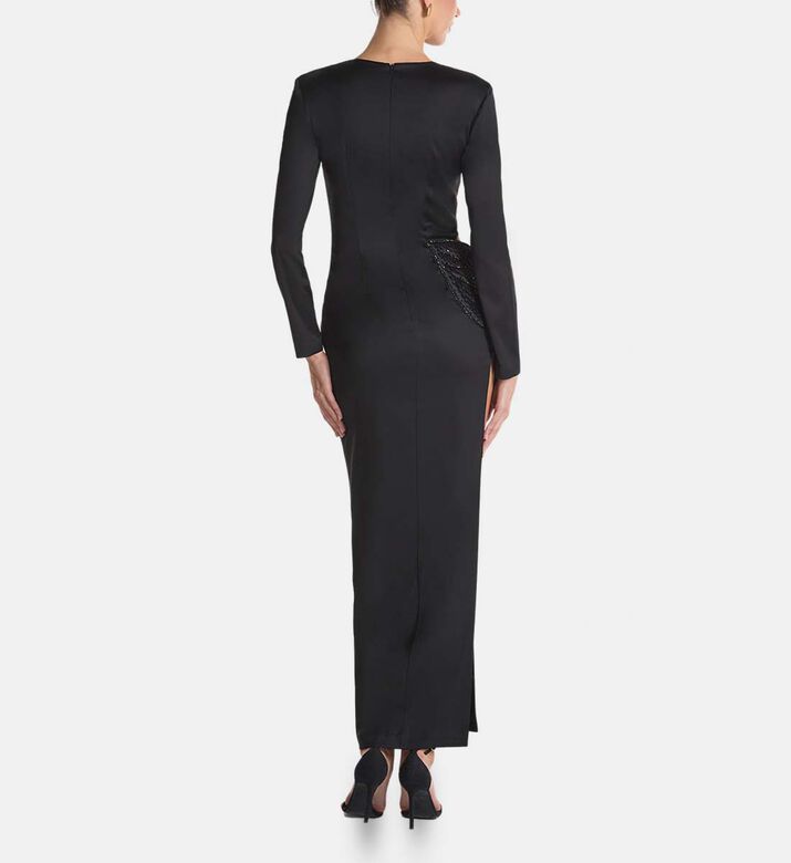 Savanna Dress, Black, S, Model View